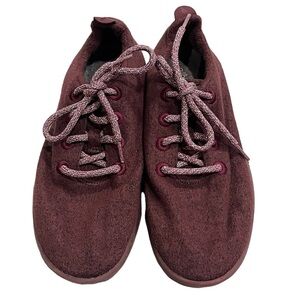 Allbirds Burgundy Wool Runners Running Shoes Sneakers